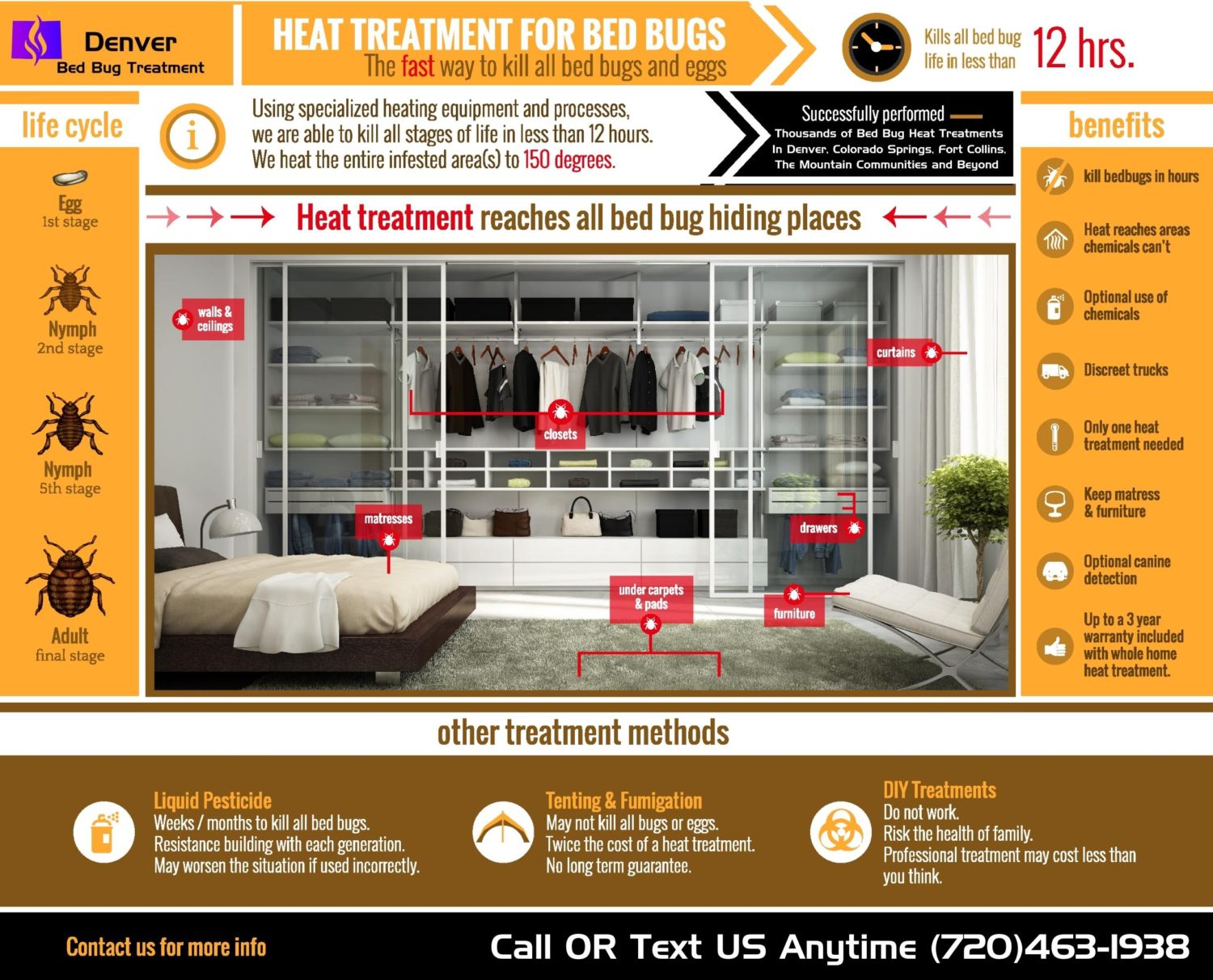 Most Experienced Denver Bed Bug Exterminator | Denver Bed Bug Treatment